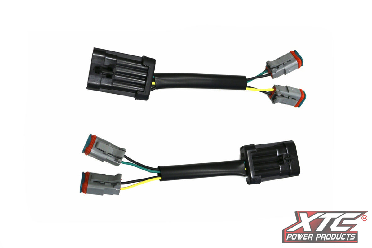 XTC '14-'23 Polaris RZR XP 1000/Turbo Harness to 2 Deutsch DT06-2S Connectors w/ Plug & Play Headlight Adapter