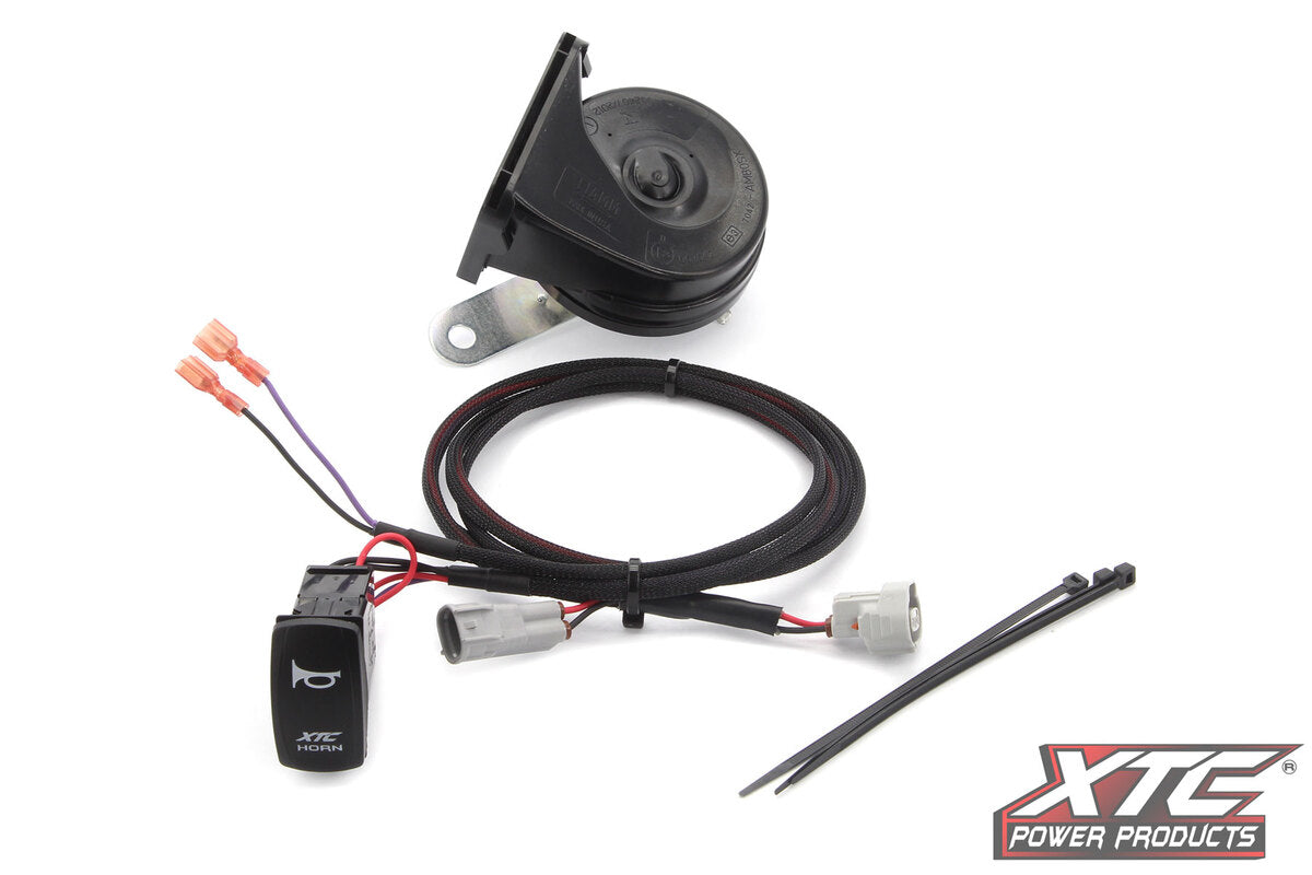 XTC '15-'26 Honda Pioneer Plug & Play Horn Kit w/ Laser Engraved Blue Lit Rocker Switch