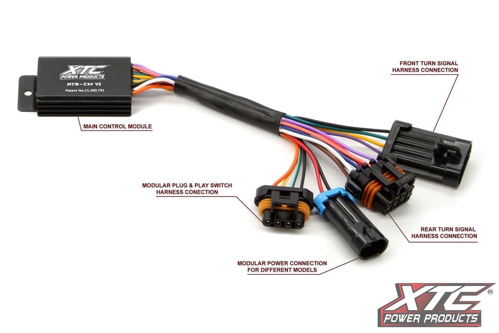 XTC '17+ Kawasaki Mule Pro Self-Canceling Turn Signal System With Horn