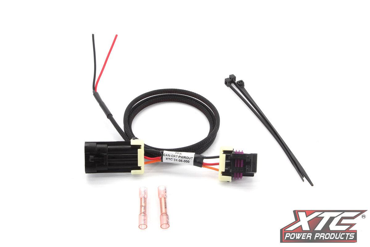 XTC '21-'26 Can-Am Commander License Plate & Whip/Tail Light Power Harness