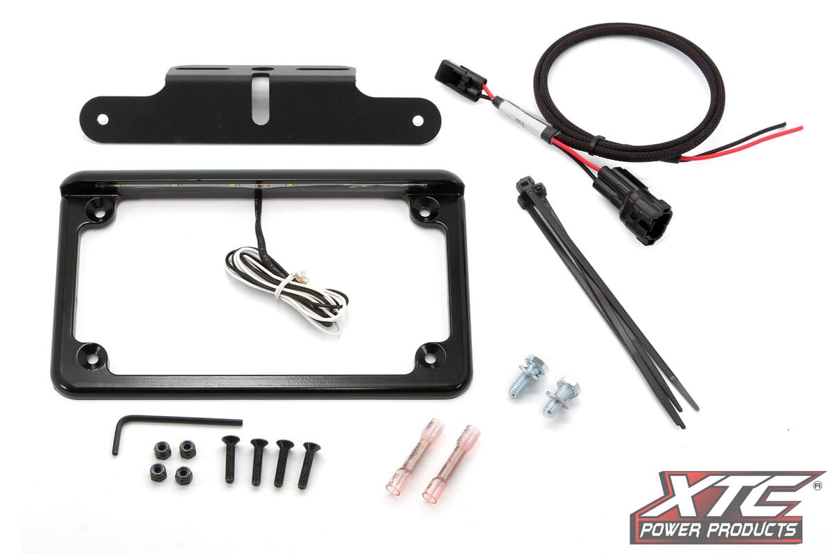 XTC '24-'26 CFMOTO UFORCE U10 Pro Plug & Play LED Lit License Plate Kit