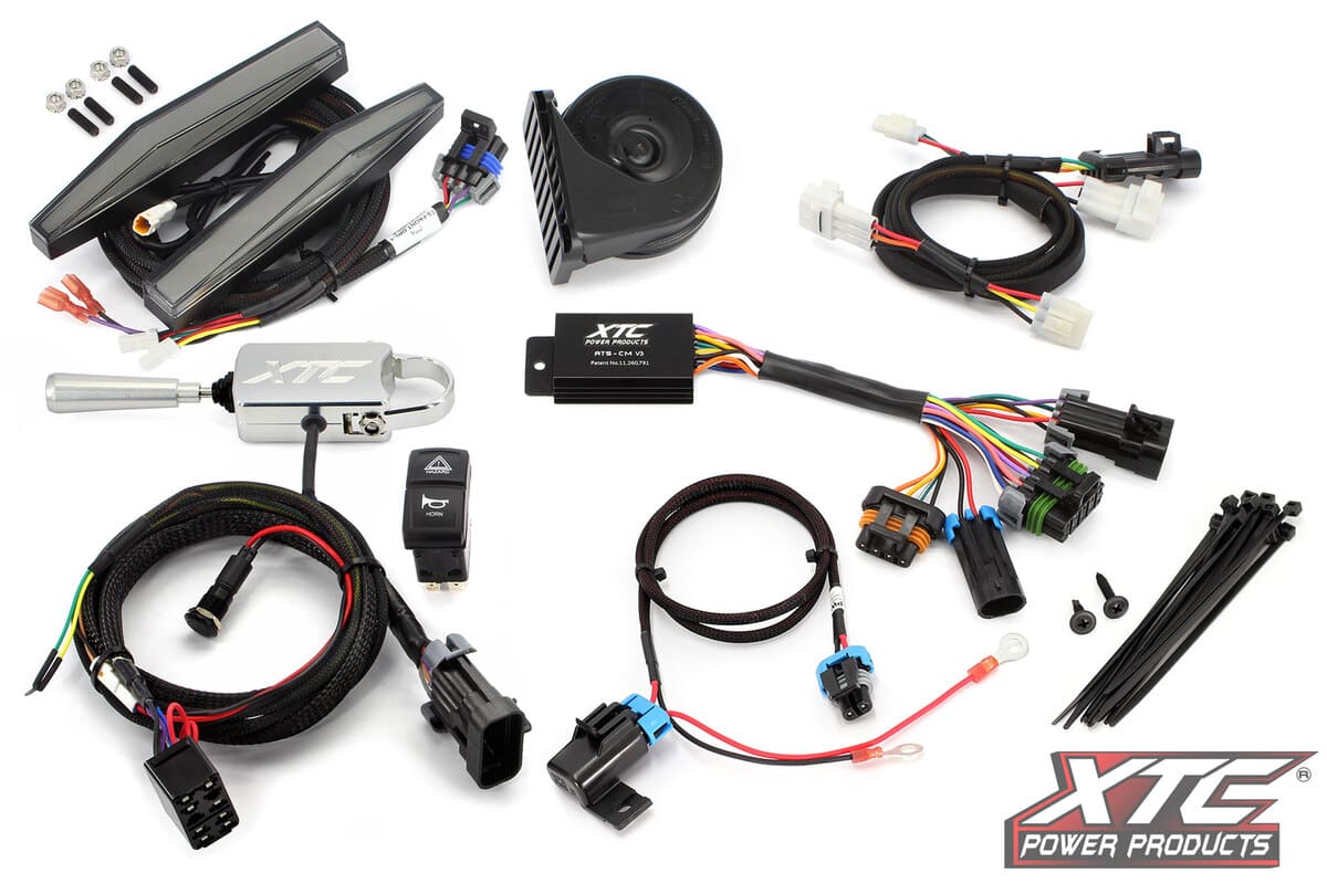 XTC '24-'26 Kawasaki Ridge Self-Canceling Turn Signal System w/ Billet Lever
