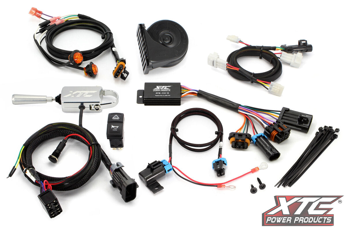 XTC '24-'26 Kawasaki Ridge Self-Canceling Turn Signal System w/ Billet Lever