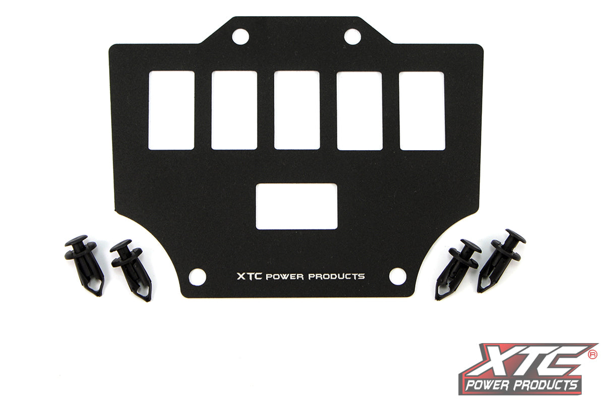 XTC '19-'25 Honda Talon Center Console 6 Switch Plate