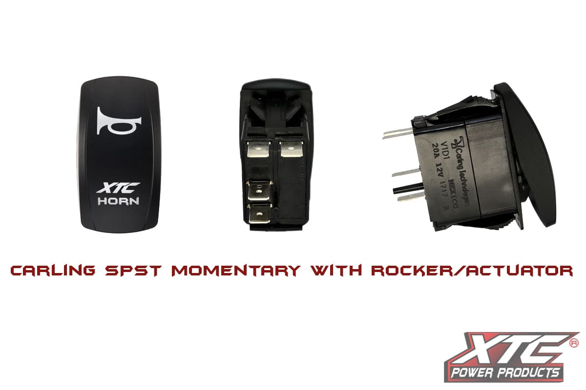 XTC Horn Momentary Rocker Switch