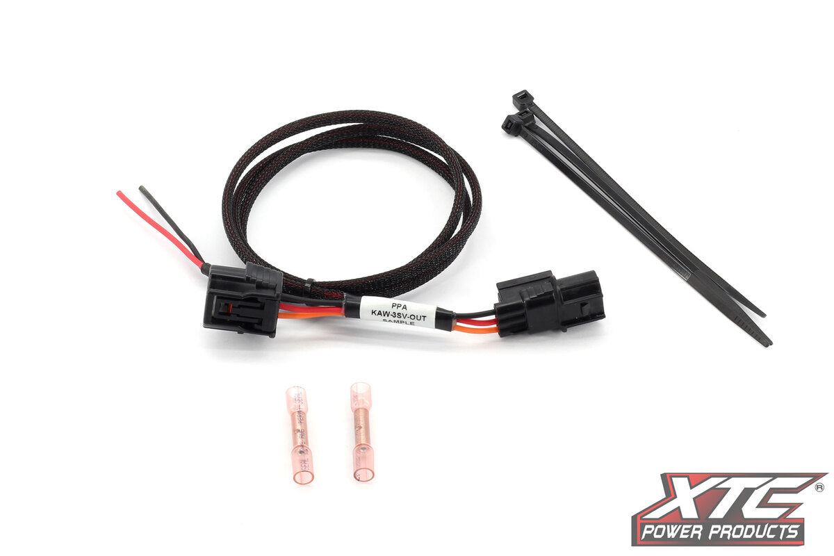 XTC '20-'23 Kawasaki KRX License Plate & Whip Lights Tail Light Power Harness