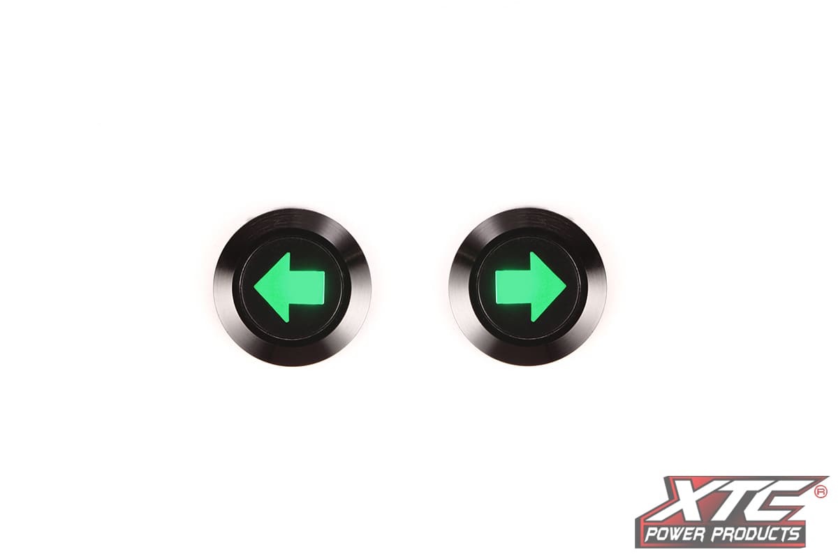 XTC LED Green Arrows Left & Right Turn Signal Dash Indicators