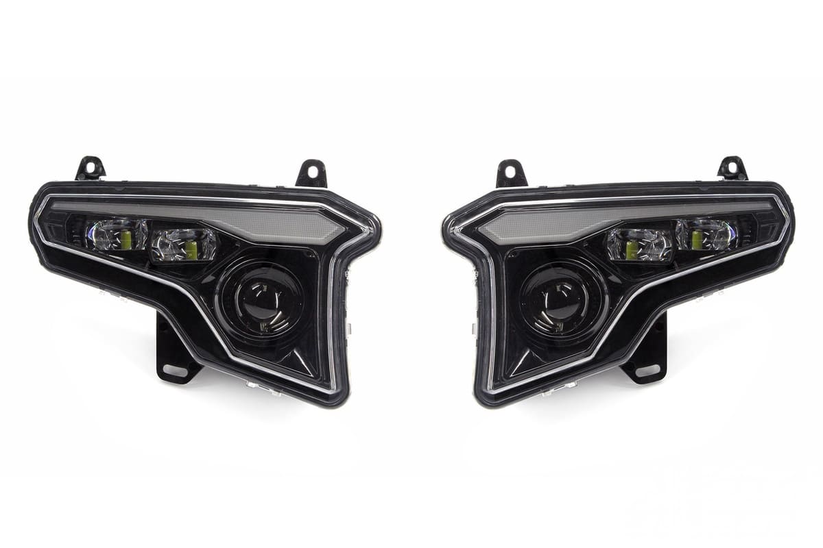 XTC Polaris Xpedition HeadLights w/ Amber Turn Signals