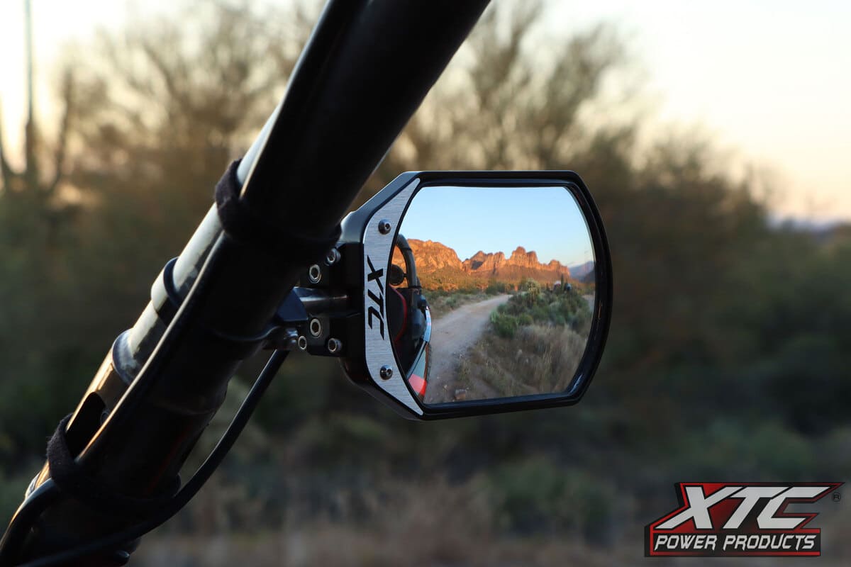 XTC SIX12 UTV Billet LED Side Mirrors