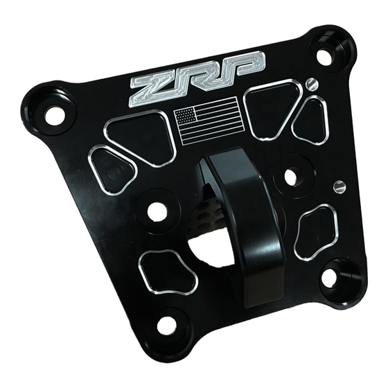 ZRP Polaris Turbo S Radius Rod Plate