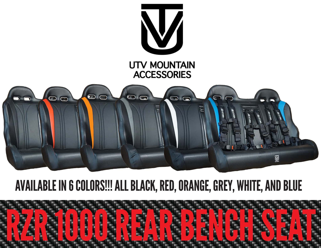 UTVMA Rear Bench Seat - Polaris RZR XP4 1000/900