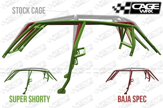 CageWRX Super Shorty Assembled Roll Cage - RZR XP4 1000/Turbo (2014-2018)