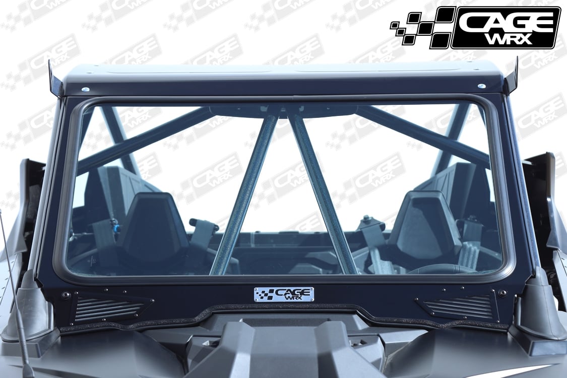CageWRX Super Shorty Aluminum Glass Windshield - RZR Pro R / Turbo R / Pro S