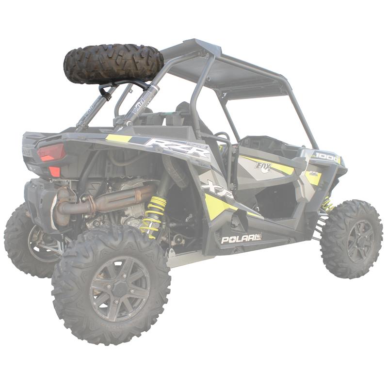 Factory UTV Polaris RZR XP Dual Clamp Spare Tire Mount