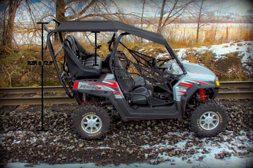 UTVMA Polaris RZR 800 Back Seat & Roll Cage Kit