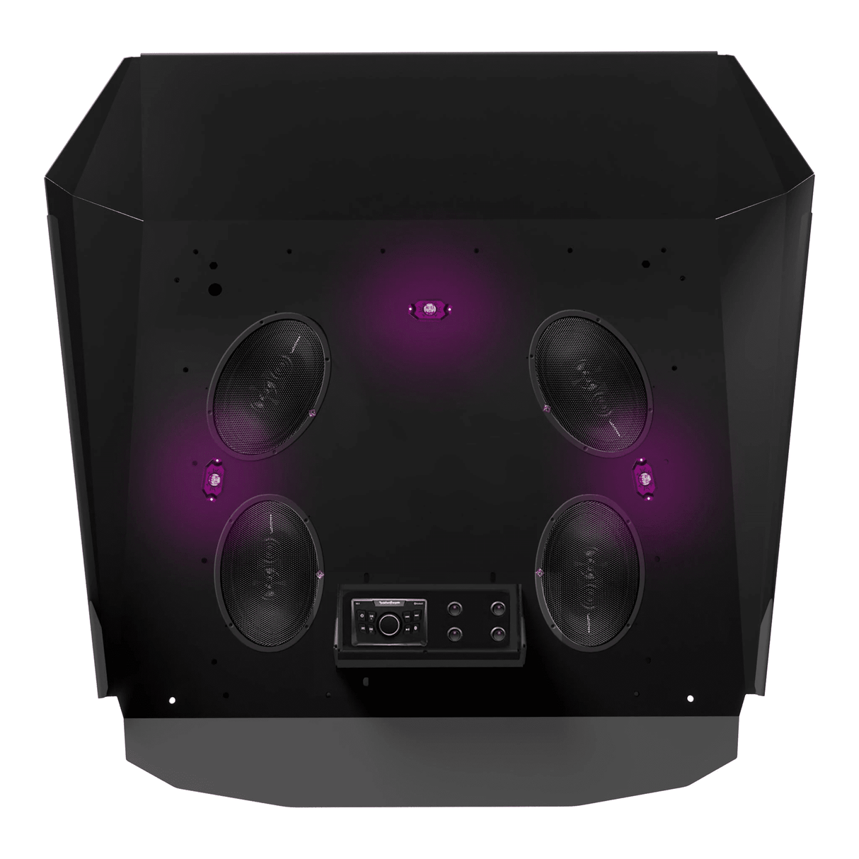 Thumper Fab Polaris RZR 2 Seat Level 2 & 3 Audio Roof