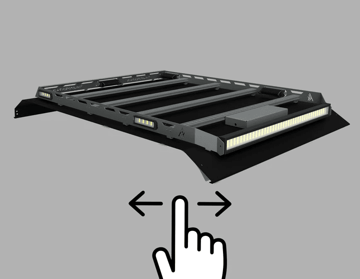 Thumper Fab Tracker 800SX Level 1 Roof with Roof Rack