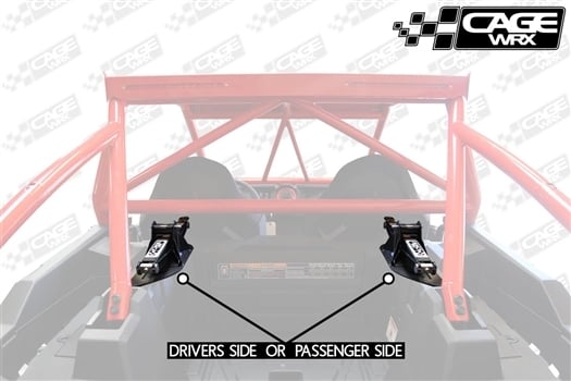 CageWRX Tire Jack & Mount - Polaris RZR XP 1000/Turbo/Turbo S