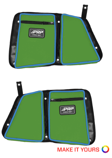 REAR DOOR BAGS WITH KNEE PAD FOR POLARIS RZR (CUSTOM) – PAIR