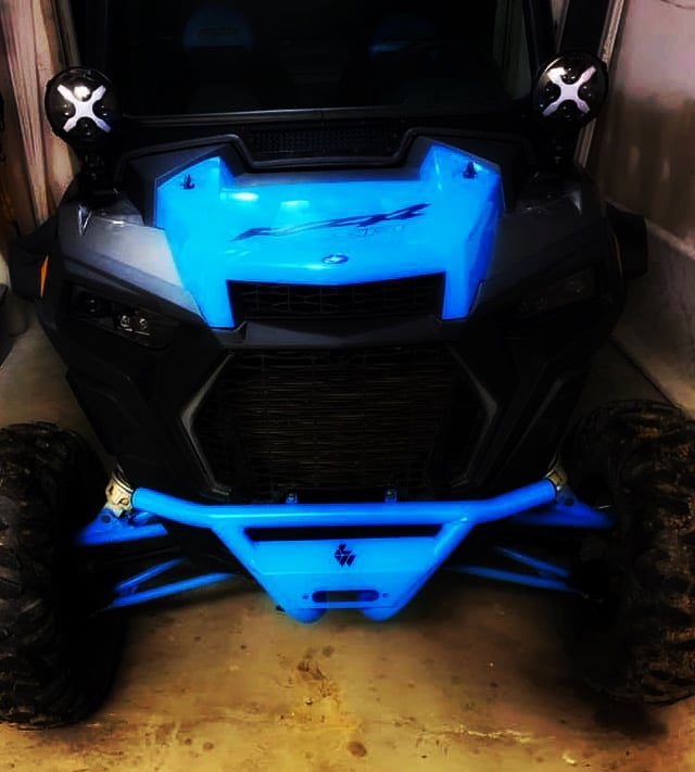 L&W Fab Polaris RZR 1000/Turbo Race Style Winch Bumper