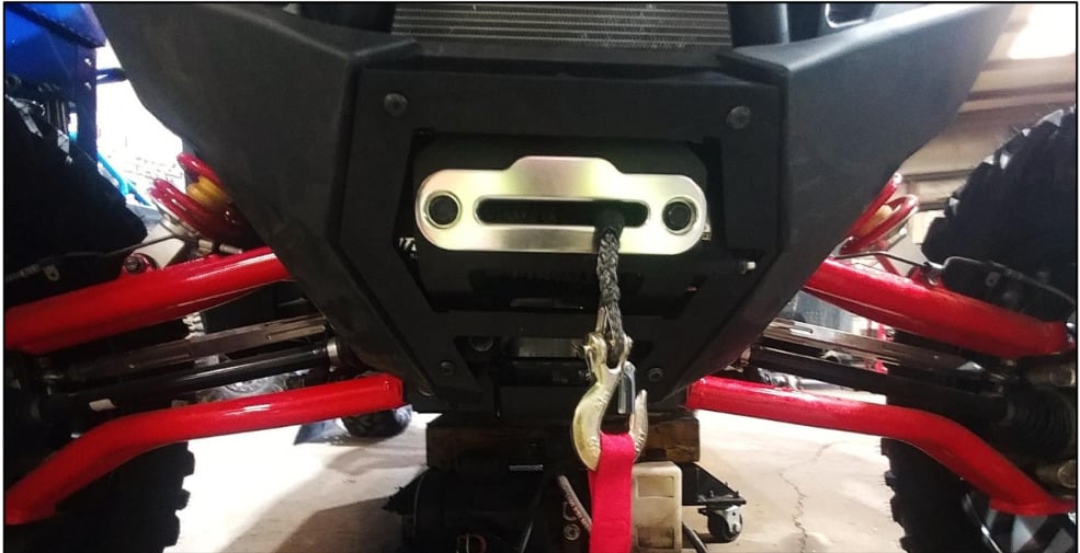 L&W Fab Polaris RZR Pro XP Winch Mount