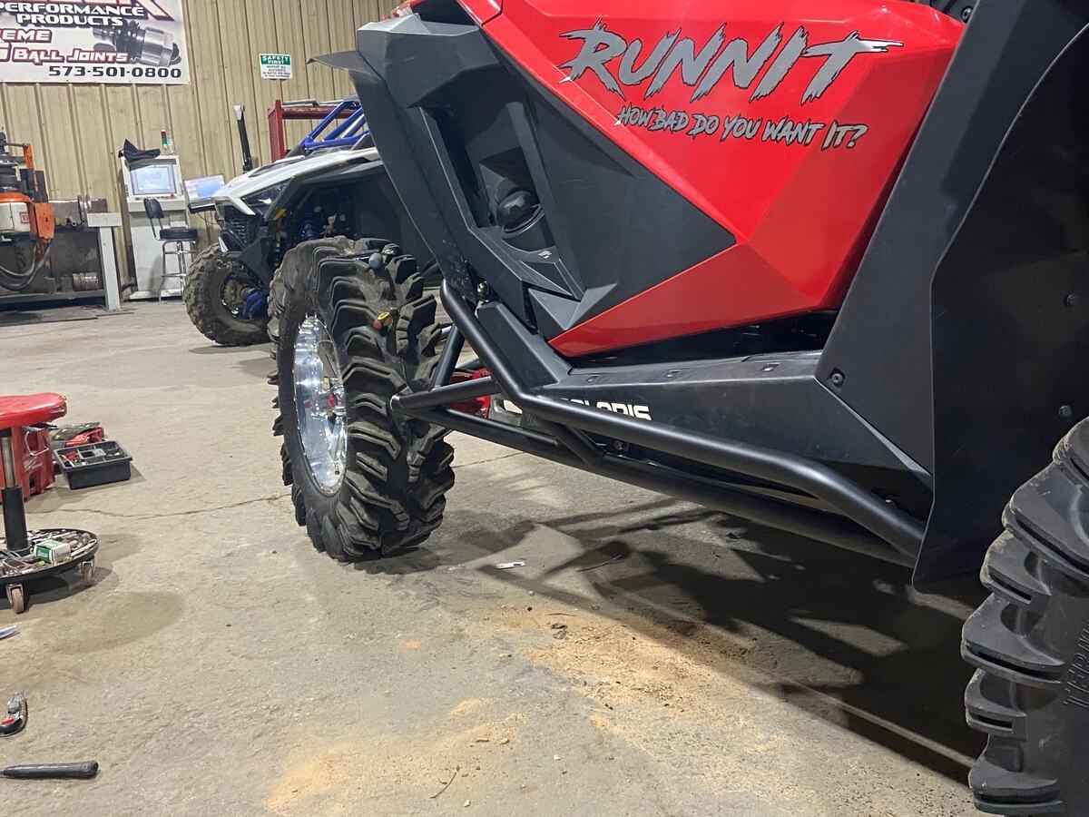 L&W Fab Polaris RZR XP Turbo R-2 Seater Tree Kickers