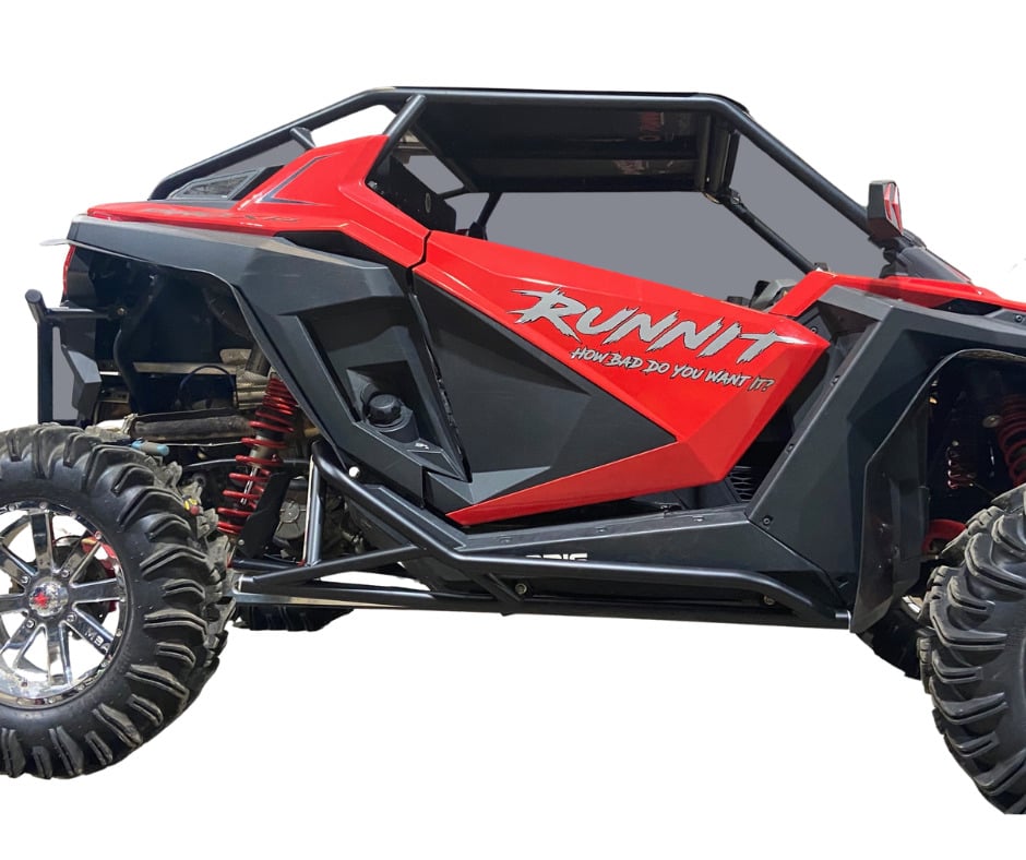 L&W Fab Polaris RZR XP Turbo R-2 Seater Tree Kickers