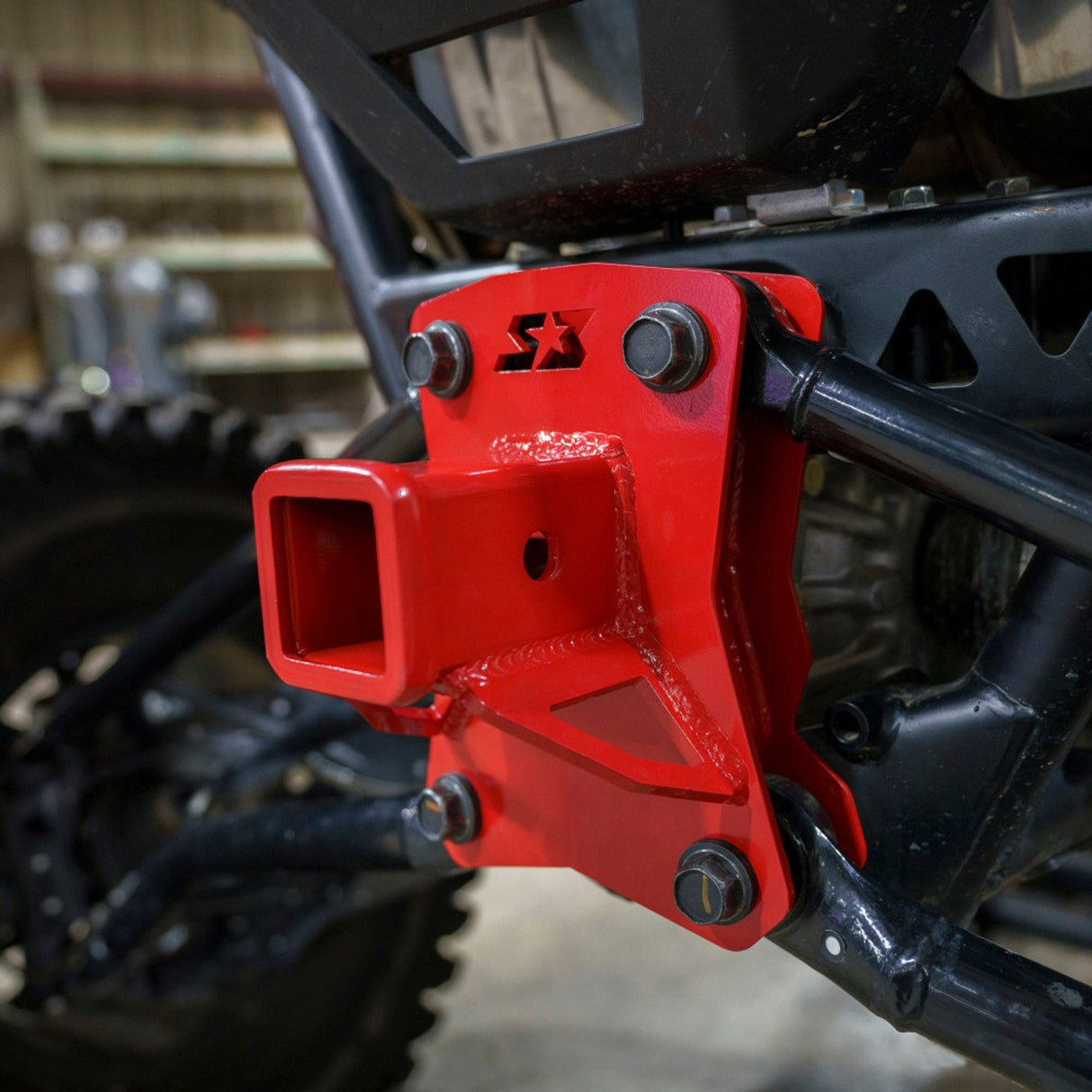 S3 Power Sports Polaris RZR Pro R / Turbo R Double Shear Hitch Receiver Plate