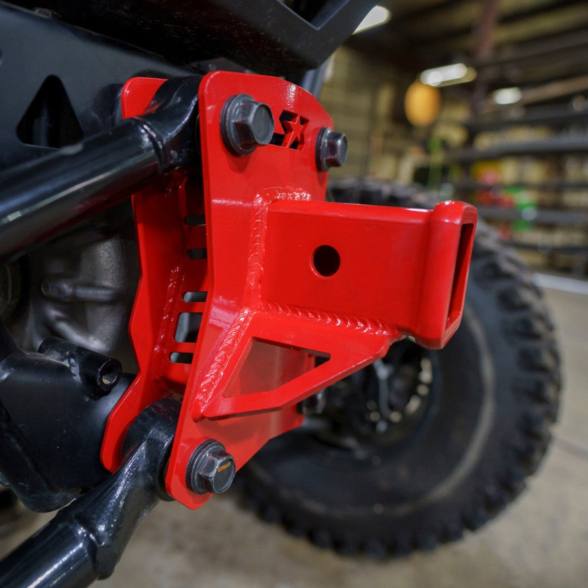 S3 Power Sports Polaris RZR Pro R / Turbo R Double Shear Hitch Receiver Plate