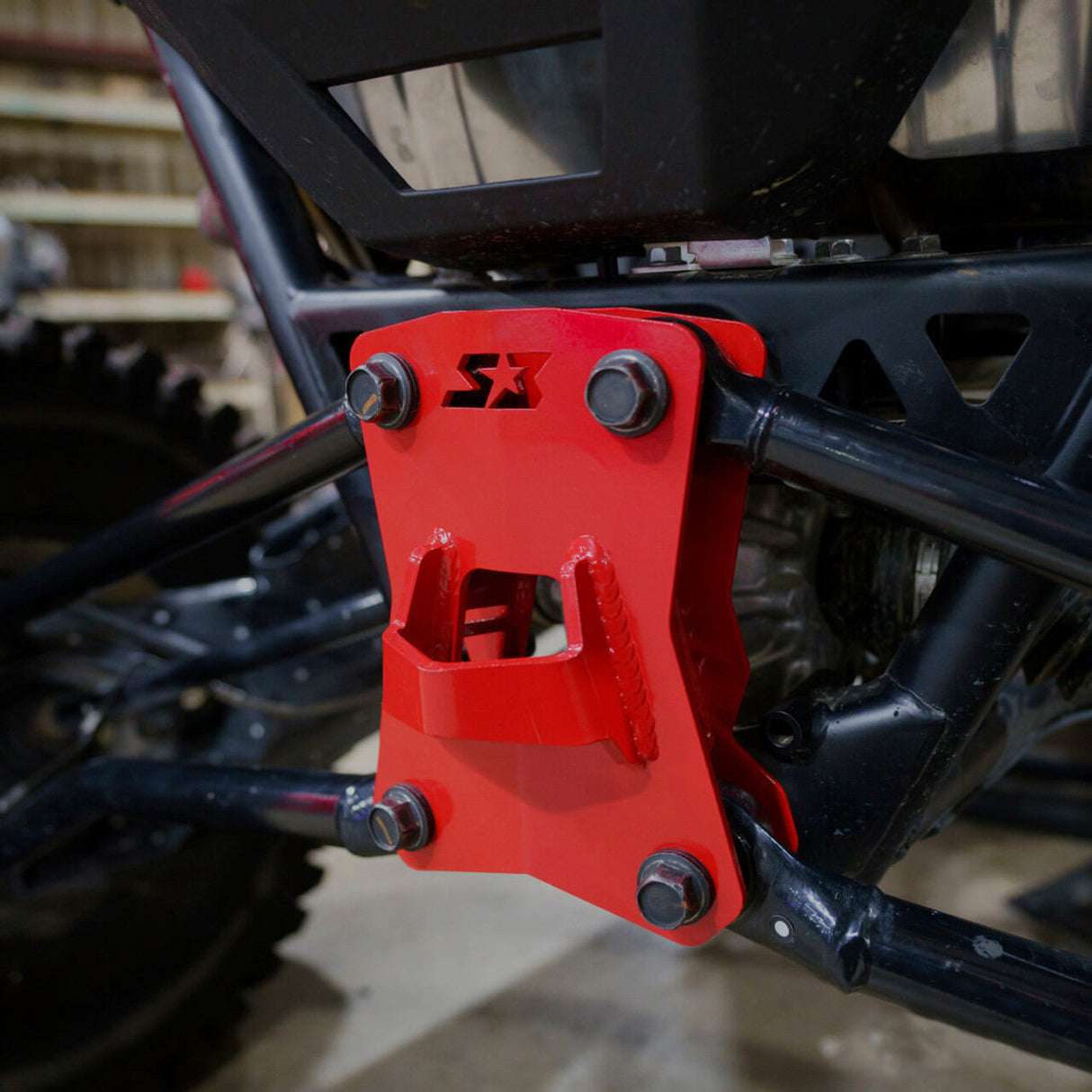 S3 Power Sports Polaris RZR Pro R / Turbo R Double Shear Pull Plate