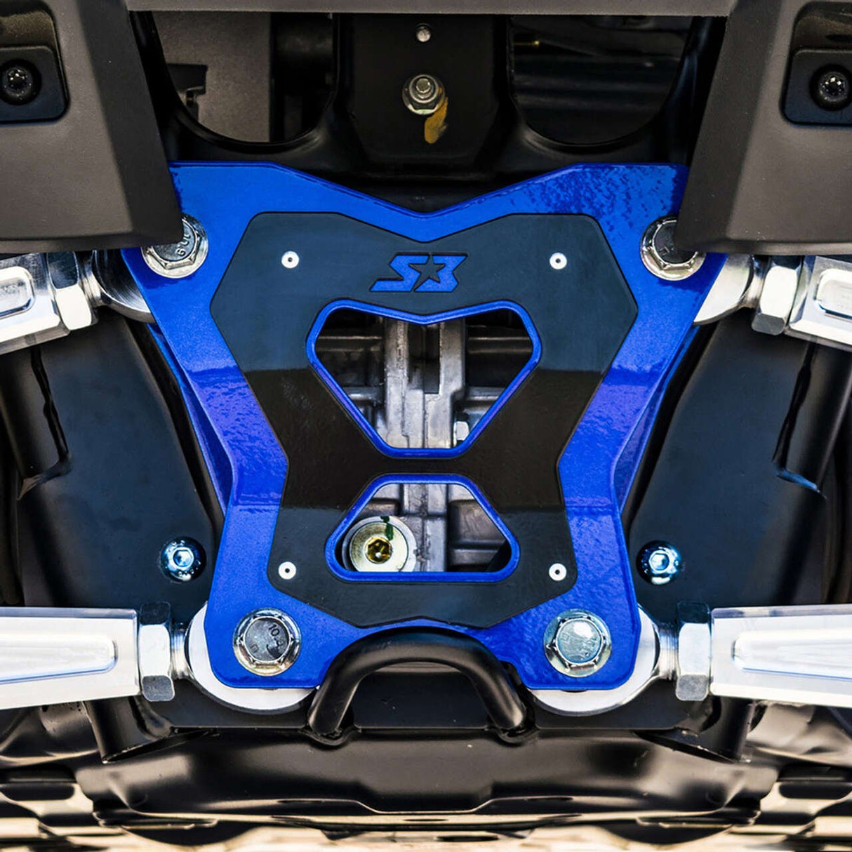 S3 Power Sports Polaris RZR XP Turbo S Double Shear Radius Rod Plate