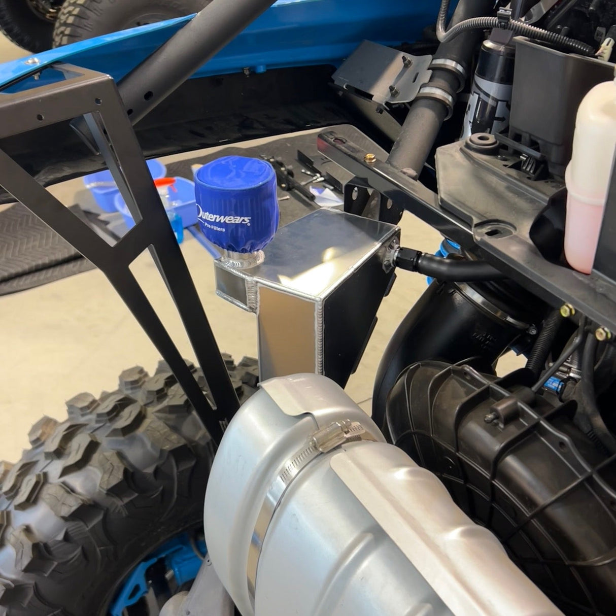 TPR Industry Bed Delete Can-Am X3 Crankcase Breather Kit