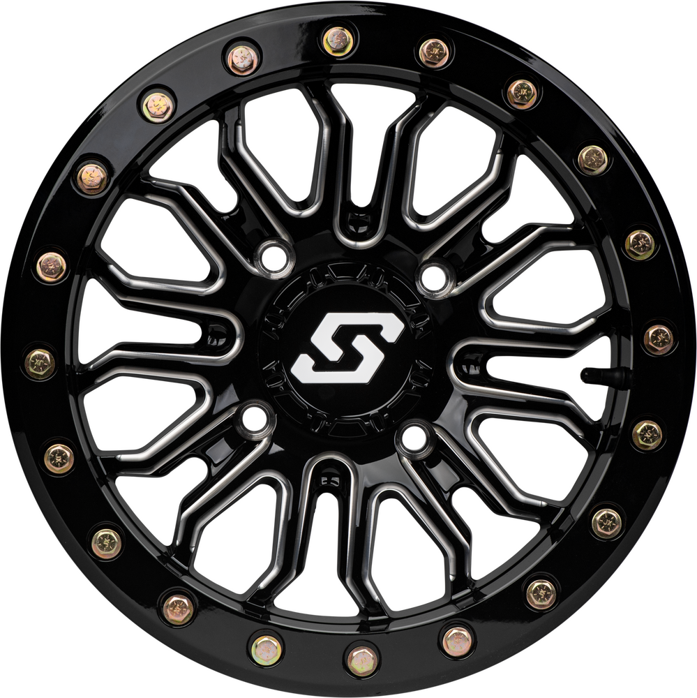 Sedona Onyx Beadlock Wheel - Black/Machined