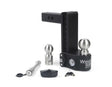 Weigh Safe 8in Drop Hitch w/Built-in Scale & 2in Shank (10K/15K GTWR) w/WS05 - Steel - SWS8-2-KA