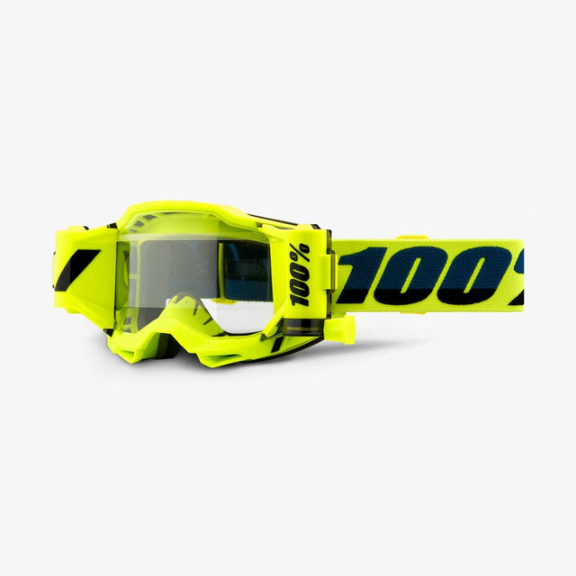 100% Accuri 2 Forecast Goggles - Fluo Yellow - Clear Lens