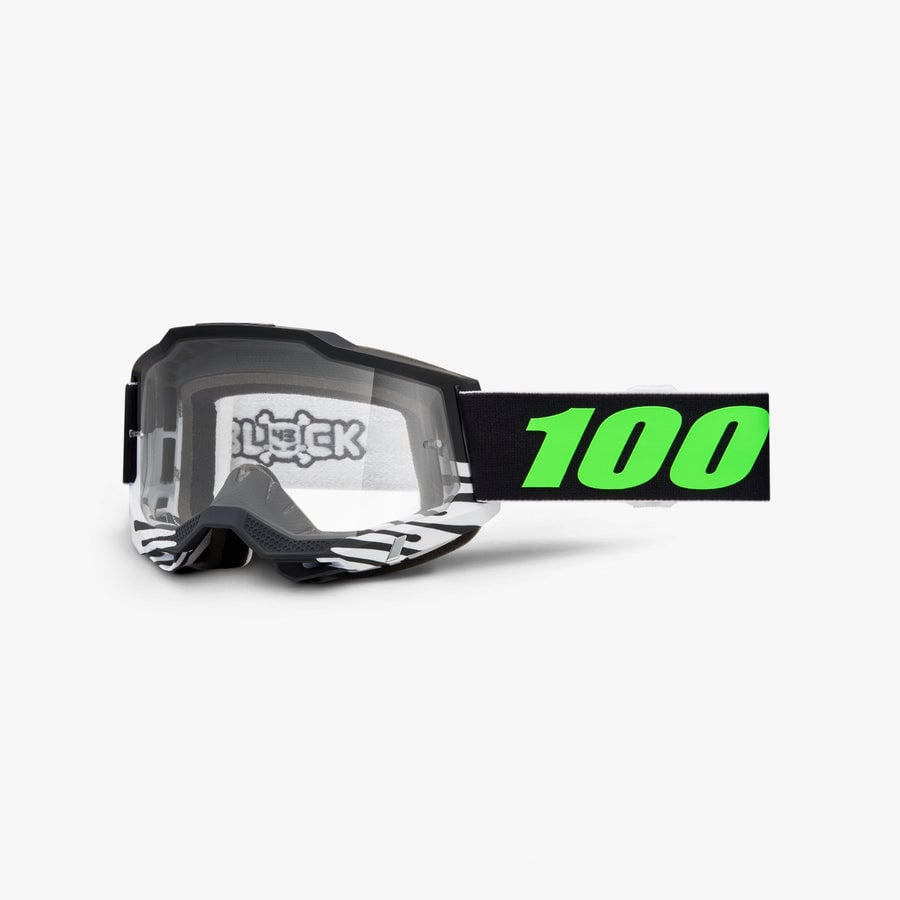 100% Accuri 2 UTV Goggles - KB43 SE - Blackdrip/Mirror Green Lens