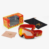 100% Barstow Goggles - Death Spray - Red Mirror Lens