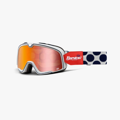 100% Barstow Goggles - Hayworth - Mirror Red Lens