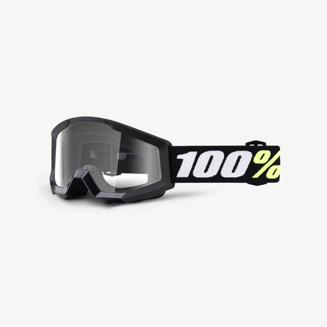 100% Strata Mini Goggles - Black - Clear Lens
