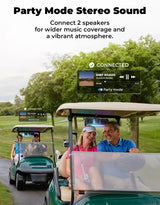 Kemimoto UTV Golf Cart Marine Boat Midnight 40 16'' RGB Bluetooth Sound Bar