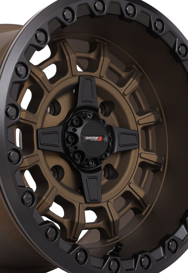 System 3 SB-10 Beadlock Wheel - Matte Bronze