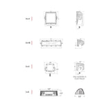 Rigid  1x2 65DEG DC Scene Light Amber