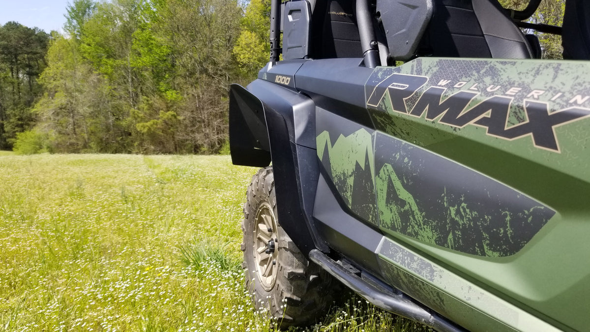 Trail Armor '21-'24 Yamaha Wolverine RMAX 4 Compact Mud Flap Fender Extensions