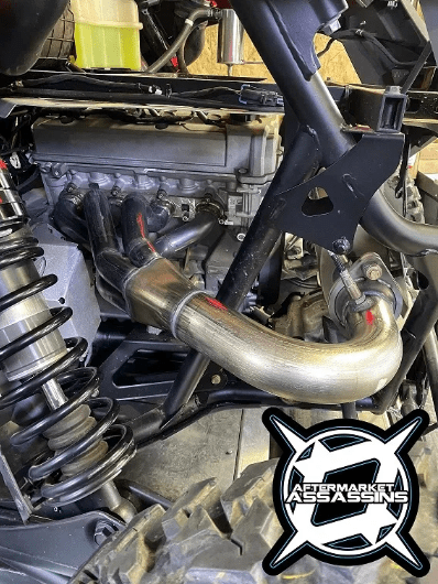 2022 RZR Pro R 4 Cylinder Header Pipe