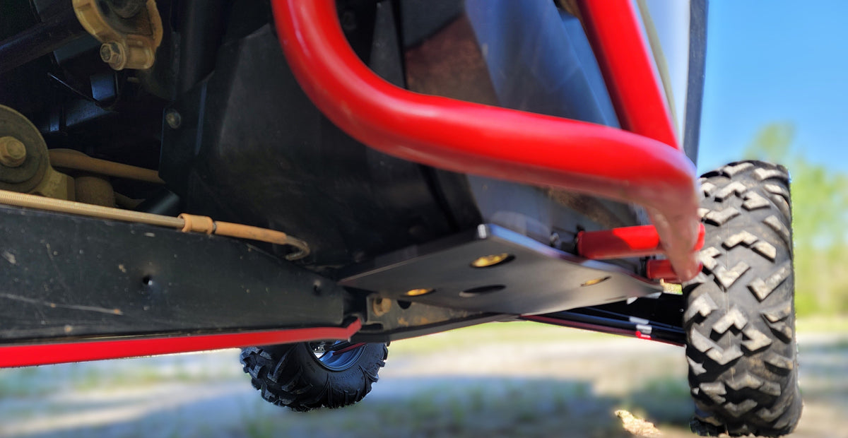 Trail Armor '24 '25 Polaris RZR XP 1000 Full Skids w/ Nerfs for OEM Extreme Kick Out Rock Sliders