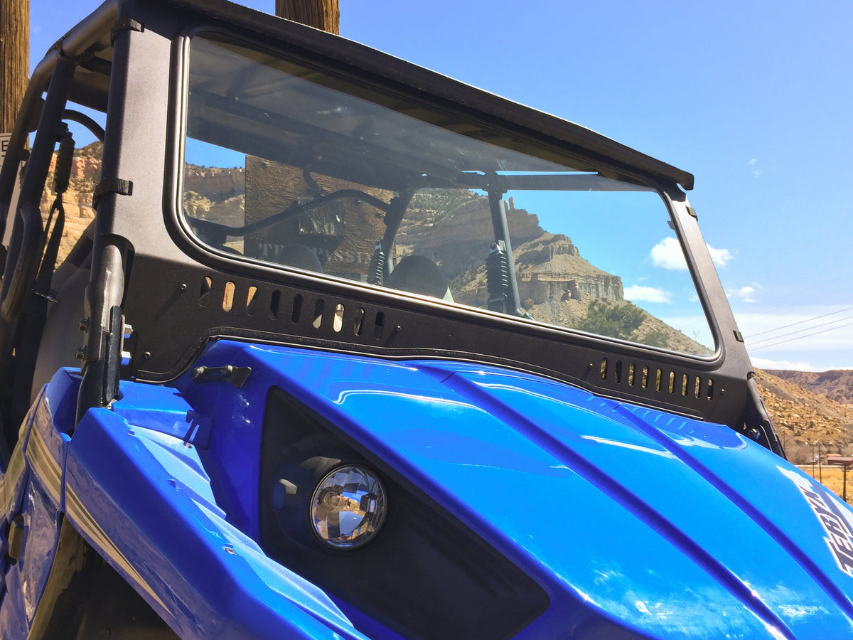 Bent Metal '12-'15 Kawasaki Teryx Vented Glass Windshield