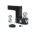 Weigh Safe 8in Drop Hitch w/ Built-in Scale & 2in Shank (8K/18.5K GTWR) w/WS05 - Black Cerakote - WS8-2-CER-BLA