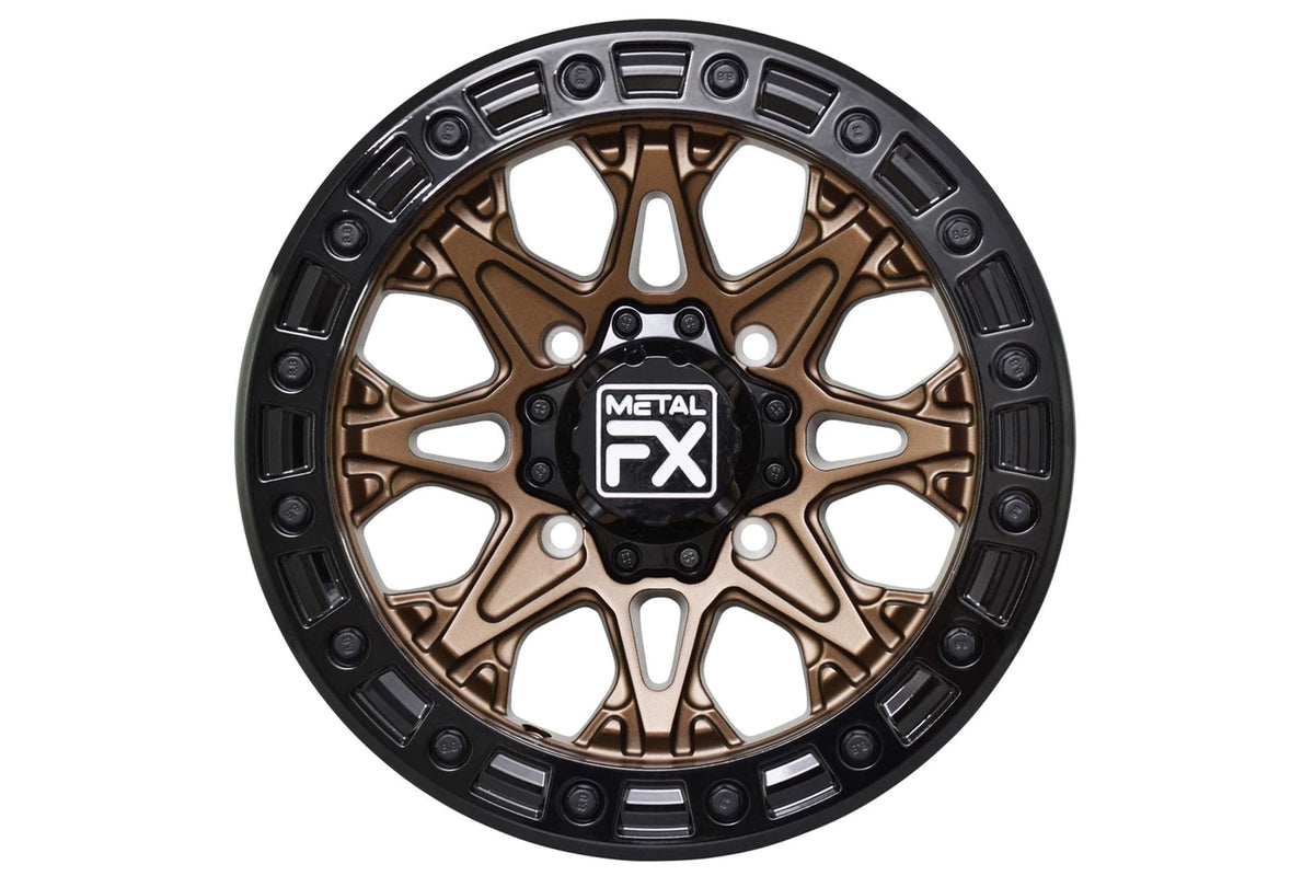 Metal Fx Rims MetalFX OffRoad Assassin 15X10 Beadlock Wheel - Bronze – Fueled UTV