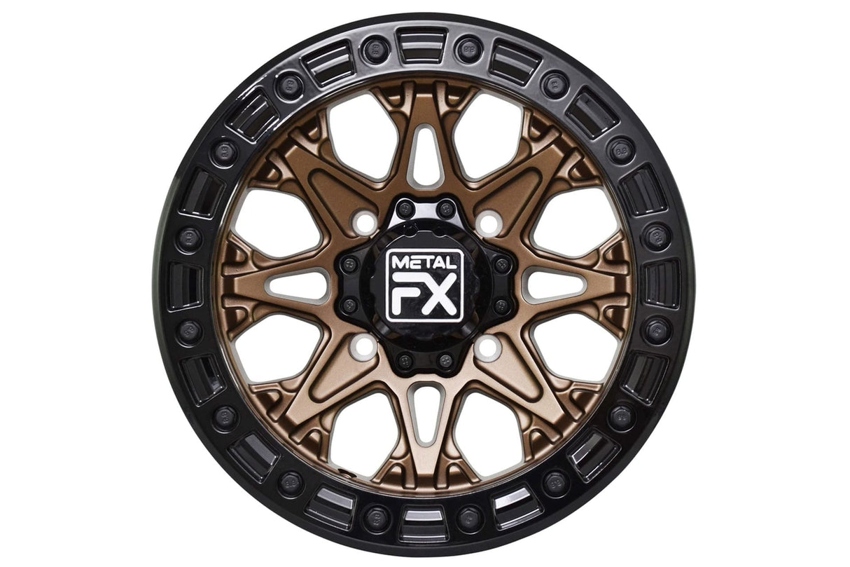 MetalFX OffRoad Assassin 15X10 Beadlock Wheel - Bronze