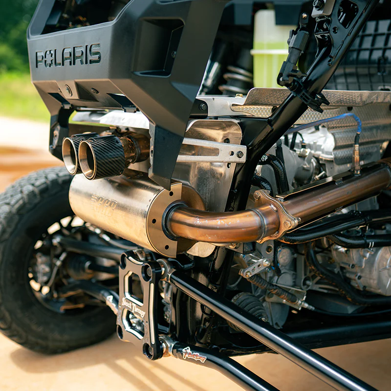 GGB '20-'25 Polaris RZR Pro XP/Pro S/Turbo R Center Exit Sport Pro Dual Tip Muffler